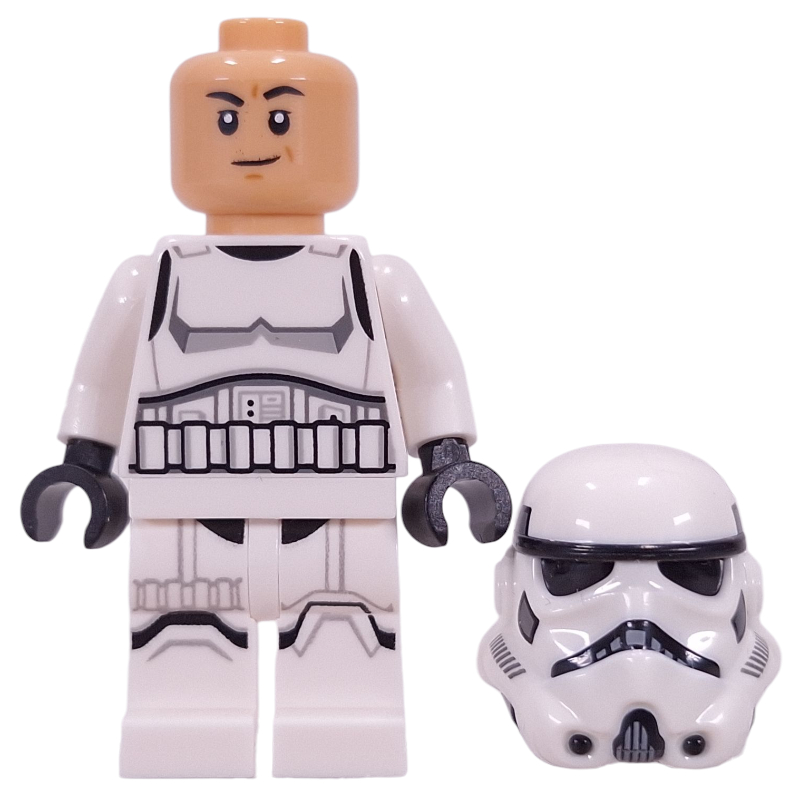 Lego Stormtrooper, Warm Tan Head, Female