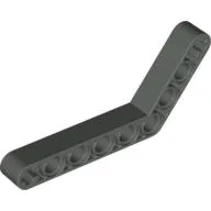 Technic Beam 1 x 9 Bent (6 - 4) Thick / Dark Gray