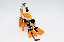 Orange scorpion