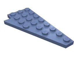 Wedge Plate 8 x 4 Wing Right with Stud Notch / Sand Blue