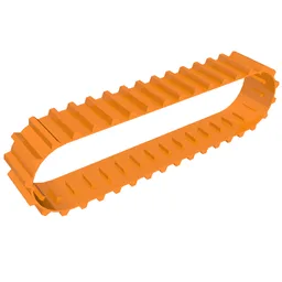 Technic Tread Large [36 Links] / Orange