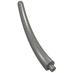 Animal Body Part / Plant, Tail / Claw / Horn / Branch / Tentacle, End Section / Dark Bluish Gray