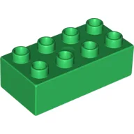 Duplo Brick 2 x 4 / Green