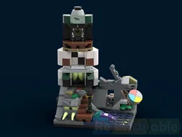 Miniature Hidden Side Lighthouse of Darkness