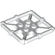 Lego Plate Special 2 x 2 with Bar Frame Square / White