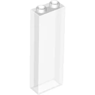 Brick 1 x 2 x 5 without Side Supports / Trans-Clear