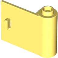 Lego Door 1 x 3 x 2 Right - Open Between Top and Bottom Hinge / Bright Light Yellow