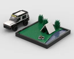 CAMPING SCENE DIORAMA