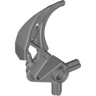 Lego Large Figure Weapon Claw, Barraki Mantax Pincer / Flat Silver