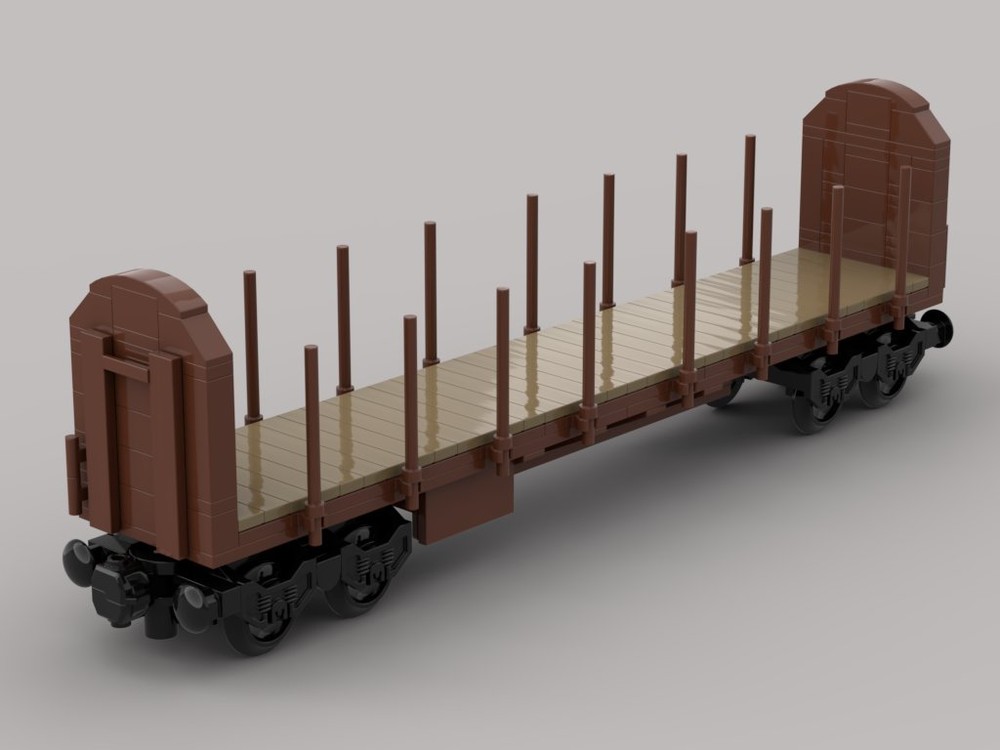 Lego Wood transport wagon from the German Railway
