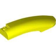 Lego Brick Round, Curved 10 x 2 x 2 with Rounded End Right / Vibrant Yellow