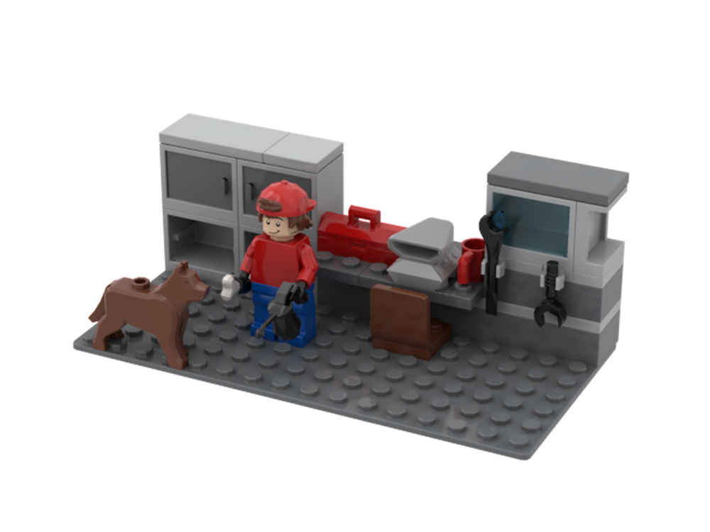 Lego Bill's small workshop