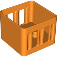 Lego Duplo Box 4 x 4 x 2 1/2 / Orange