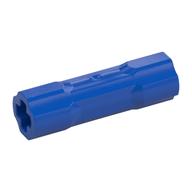 Lego Technic Driving Ring Connector Smooth [2 rounded and 2 flat side walls] / Blue