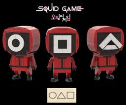 BrickPop Squid Game -Soldiers-