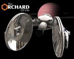Crested Angel Solar Moth / Light Moth Spacecraft