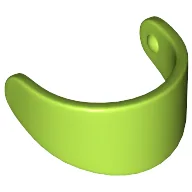 Headwear Accessory Visor For Standard Helmet / Lime