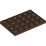 Plate 4 x 6 / Brown