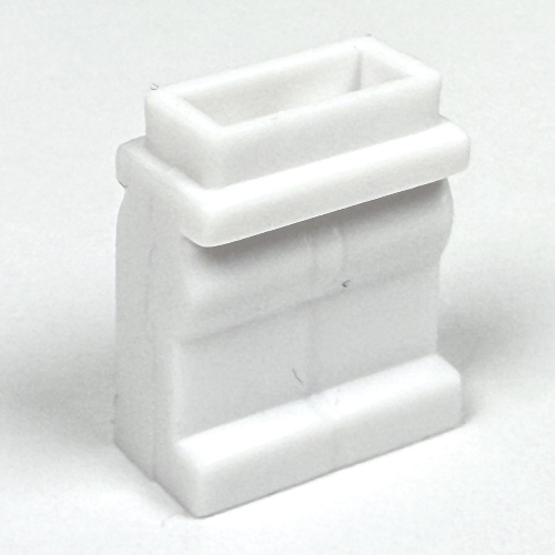 Lego Pen Bead, Minifigure Legs / White