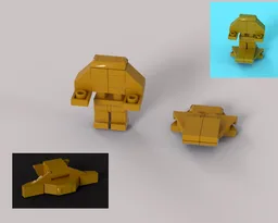 Bright Light Orange Robot and Hoverboard Combiner 76202 2 to 1