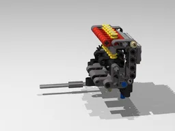 Transverse engine