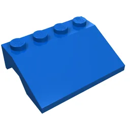Wheel Arch, Mudguard, Slope 3 x 4 / Blue