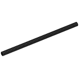 Hose, Ribbed 7mm D. 18L / 14.4cm / Black