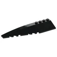 Brick Wedged, Curved 12 x 3 Left / Black