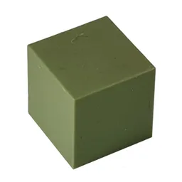 Modulex Tile 1 x 1 with No Lining / Modulex Olive Green