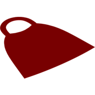 Lego Duplo Cape with Elastic Loop / Red