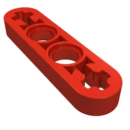 Technic Beam 1 x 4 Thin / Red