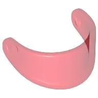 Headwear Accessory Visor For Standard Helmet / Trans-Red