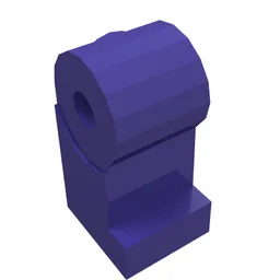 Leg, Left / Dark Purple