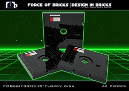 5.25" Floppy Disk (fob8bit002) | Force of Bricks