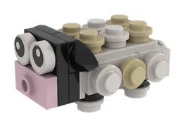 Easy LEGO® Farm Animal – Sheep (37 parts, Simple Build for Kids & Beginners)