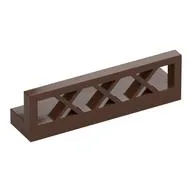 Fence Lattice 1 x 4 x 1 / Brown