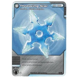Trading Card, Ninjago Deck #1: 51 - Throwing Star - North American Version / [No Color/Any Color]