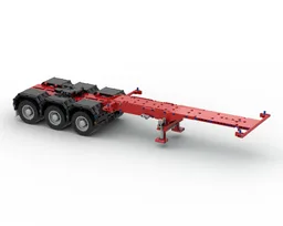 B double container trailer