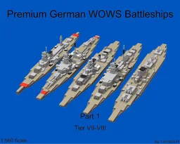 1:560 Scale german Premium Battleships