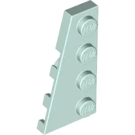 Wedge Plate 4 x 2 Left / Light Aqua