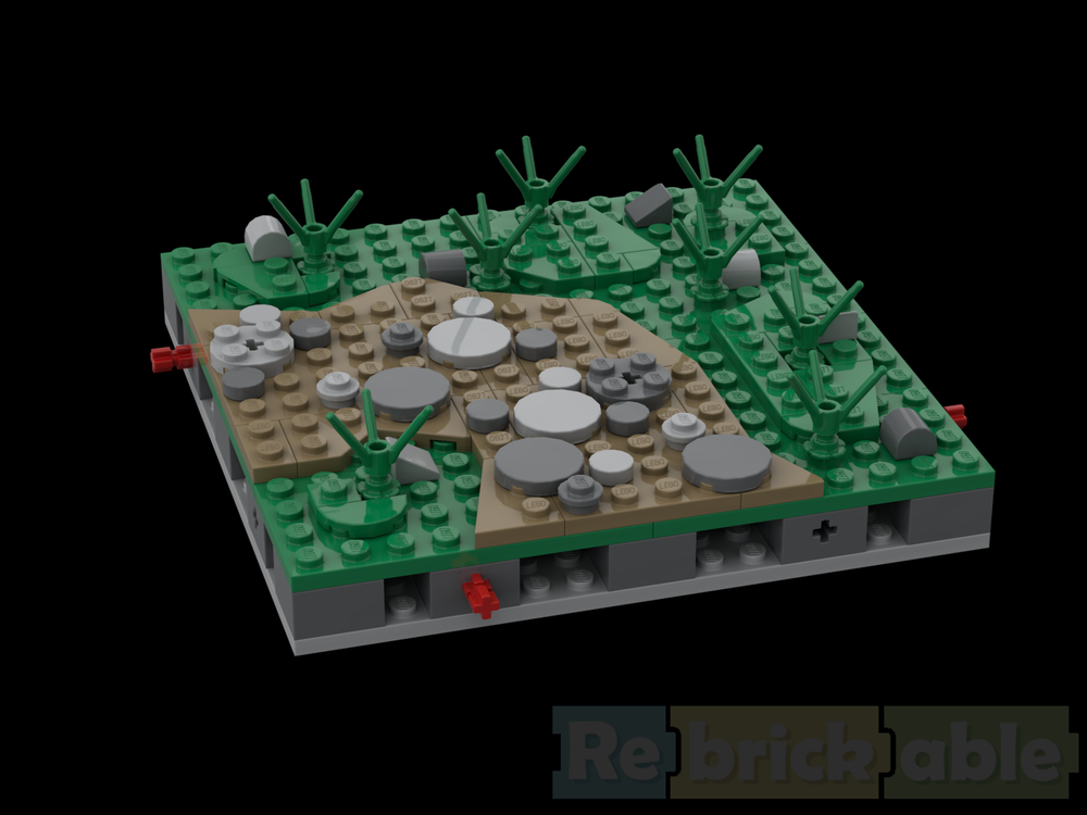 Lego Modular Landscape - Curved Path