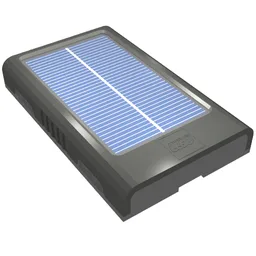Solar Cell / Panel, with Light Bluish Gray Top / Dark Bluish Gray