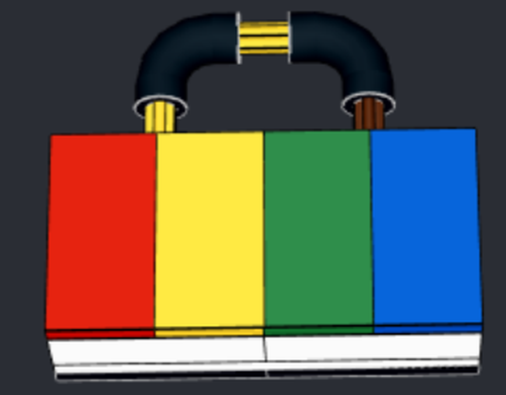 Lego Candado funcional - Functional lock