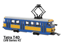 Tram LVB Leipzig (Tatra T4D)