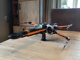 75102 Poe Dameron's x wing T70 Accurate s-foils mod