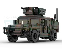 M1151 HMMWV (Humvee) Up-armored armaments carrier (Woodland camo)