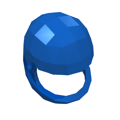 Lego Technic Figure Helmet / Blue