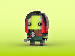 Gamora Brickheadz LEGO MOC - Guardians of the Galaxy Vol. 3