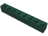 Brick 1 x 8 / Dark Green
