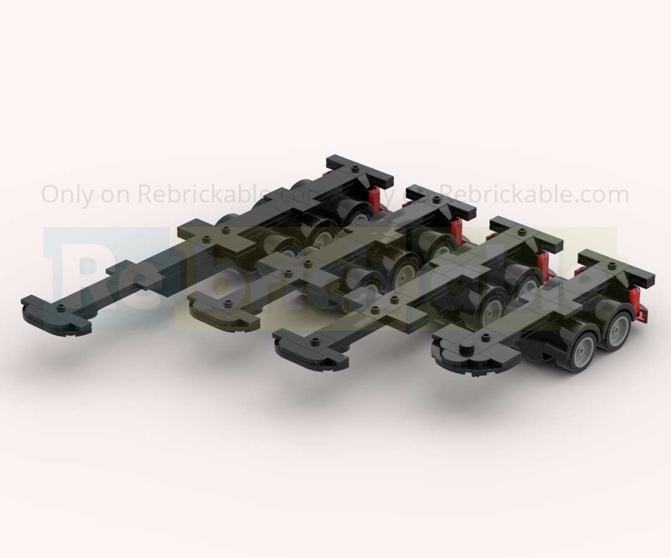 Lego 6W SemiTrailer Pack 40Ft / 2x 30Ft / 20Ft